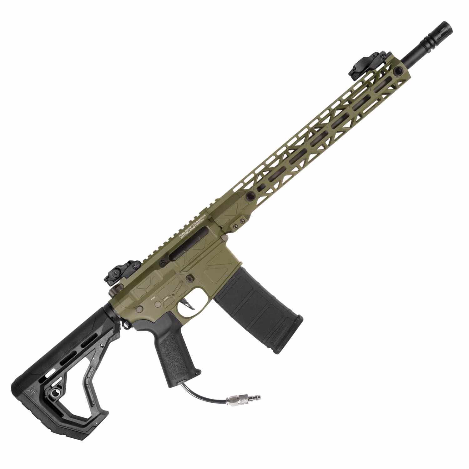 Delta Armory HPA PULSAR +GATE TITAN D2 Freya M-LOK 14'' OLIVE Double solenoid