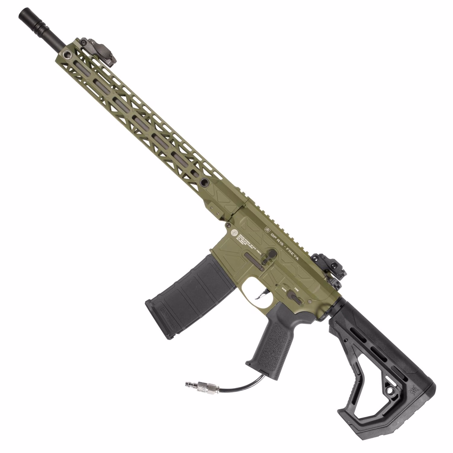 Delta Armory HPA PULSAR +GATE TITAN D2 Freya M-LOK 14'' OLIVE Double solenoid - Görünüm 2