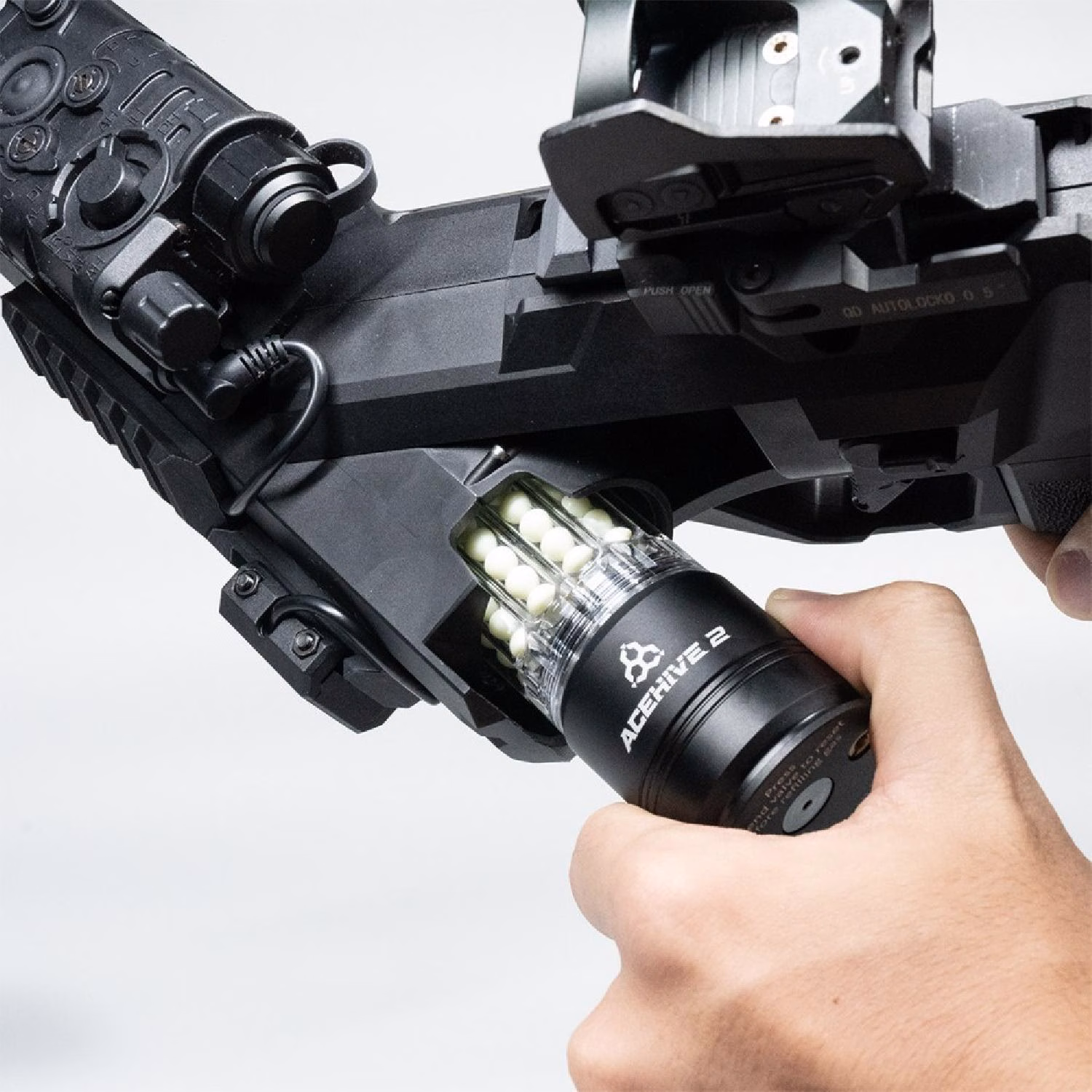 Acetech AceHive 2 x Spawner ikili Bomba ve Hızlı Loader 40mm Launcher için Set - Görünüm 7