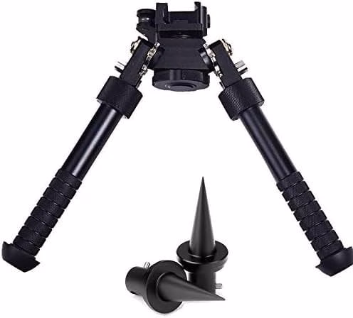 SOTAC V8 Tactical Rifle Bipod Adjustable 360° Gun Tripod Bracket for Outdoor Hunting in Shooting Range - Görünüm 5