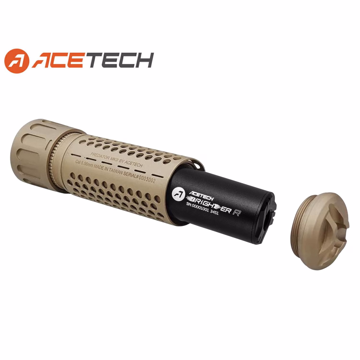 ACETECH PREDATOR MKII TAN QD + BRIGHTER R Tabanca ve Tufek Adaptor SET ÇÖL RENGİ - Görünüm 5