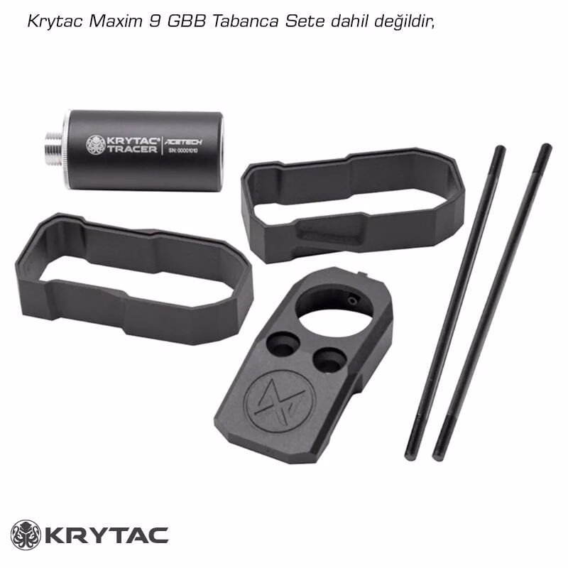 KRYTAC SilencerCo Maxim9 Tracer ve Extension Kiti - Görünüm 2