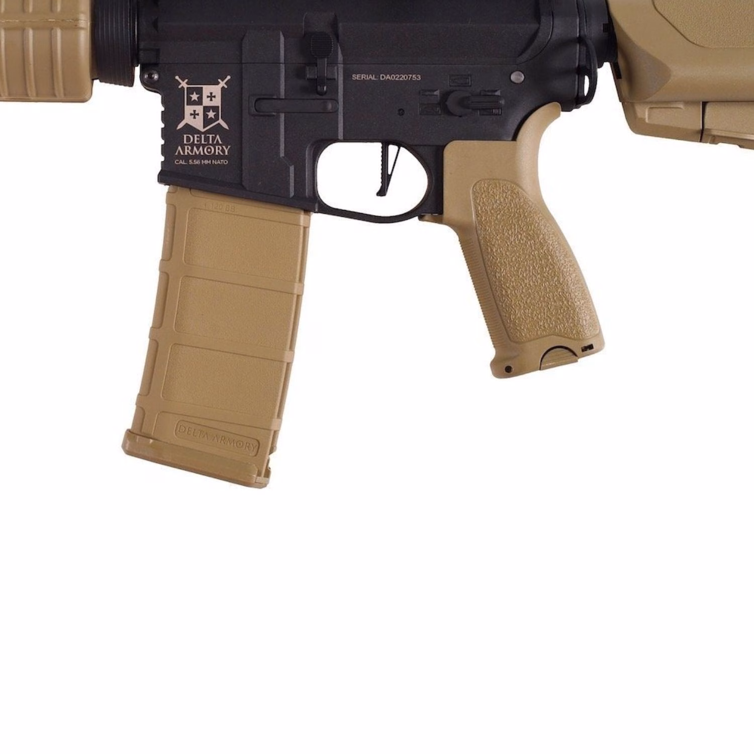 Delta Armory AR15 Classic Charlie PIL ŞARJ SET Airsoft Tüfek / Half Tan DA-C01-HT - Görünüm 3
