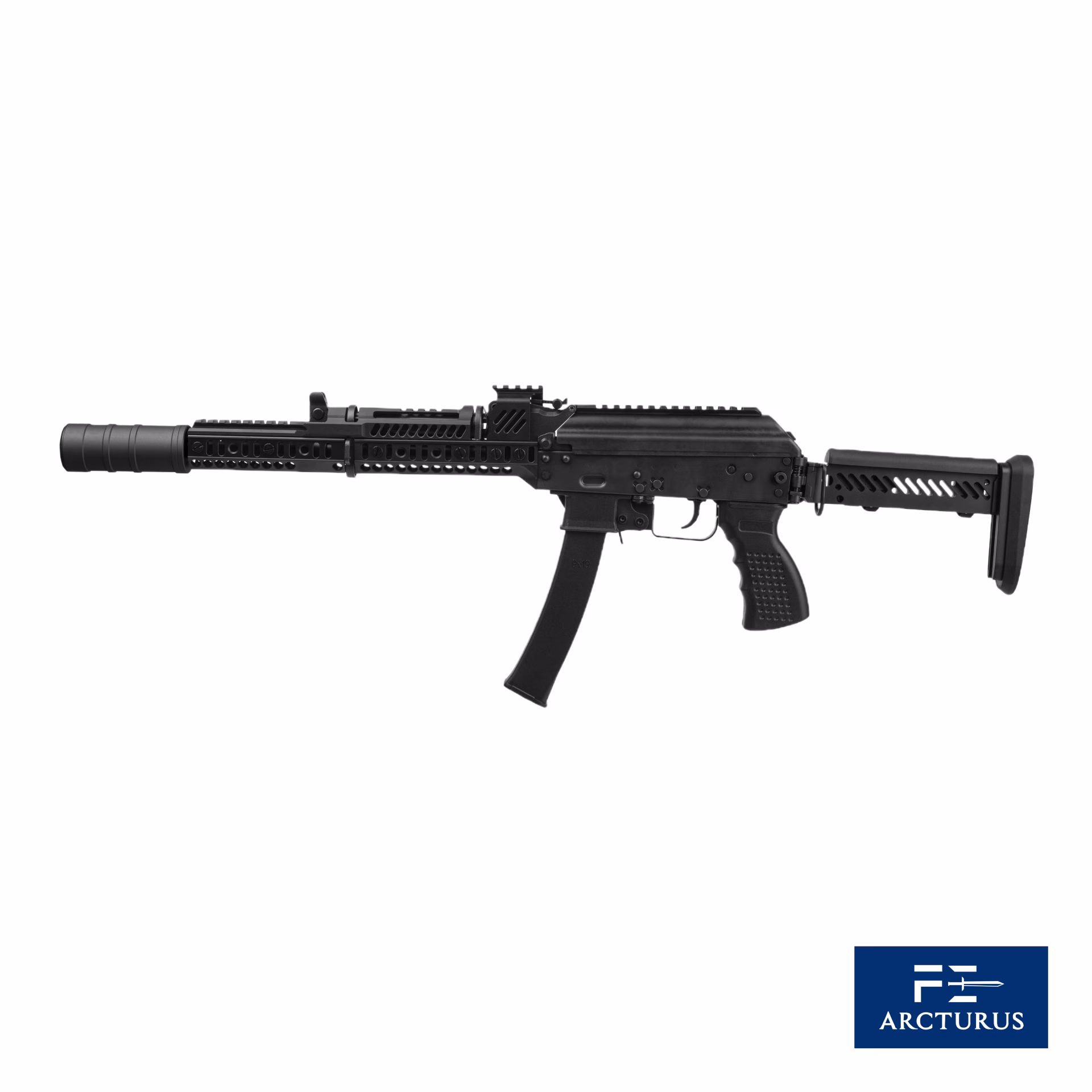 Arcturus PP19-01 Vityaz Ztac SP1 Carbine Standart AEG Airsoft Tüfek - Görünüm 7
