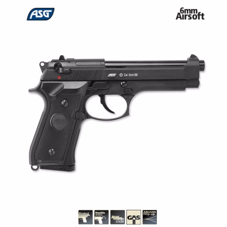 ASG M9 BERETTA ''Heavy Weight'' GBB AIRSOFT TABANCA - Görünüm 2
