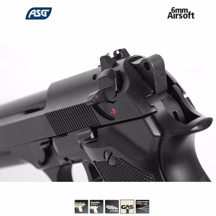 ASG M9 BERETTA ''Heavy Weight'' GBB AIRSOFT TABANCA - Görünüm 3