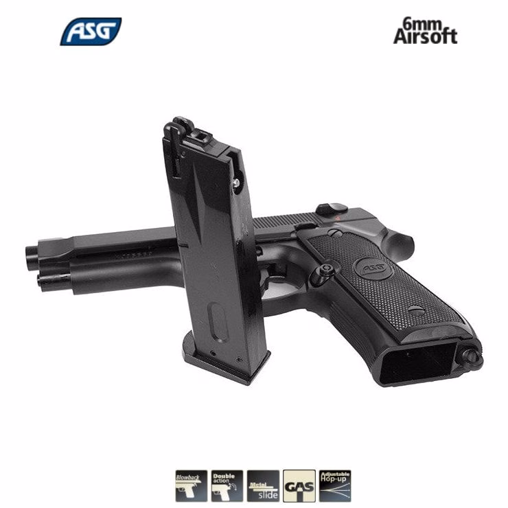 ASG M9 BERETTA ''Heavy Weight'' GBB AIRSOFT TABANCA - Görünüm 4