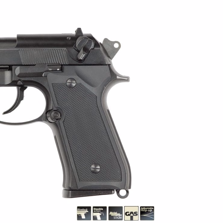 ASG M9 BERETTA ''Heavy Weight'' GBB AIRSOFT TABANCA - Görünüm 8