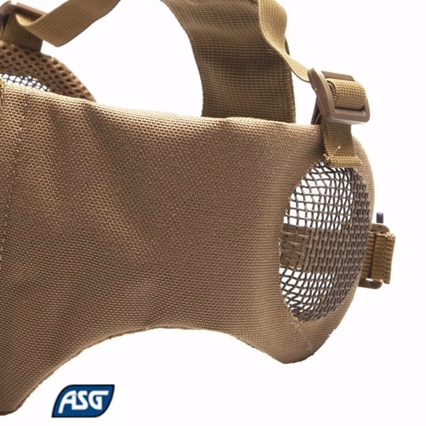 ASG Kulak Ağız Korumalı Airsoft Maske TAN Çöl rengi - Görünüm 3