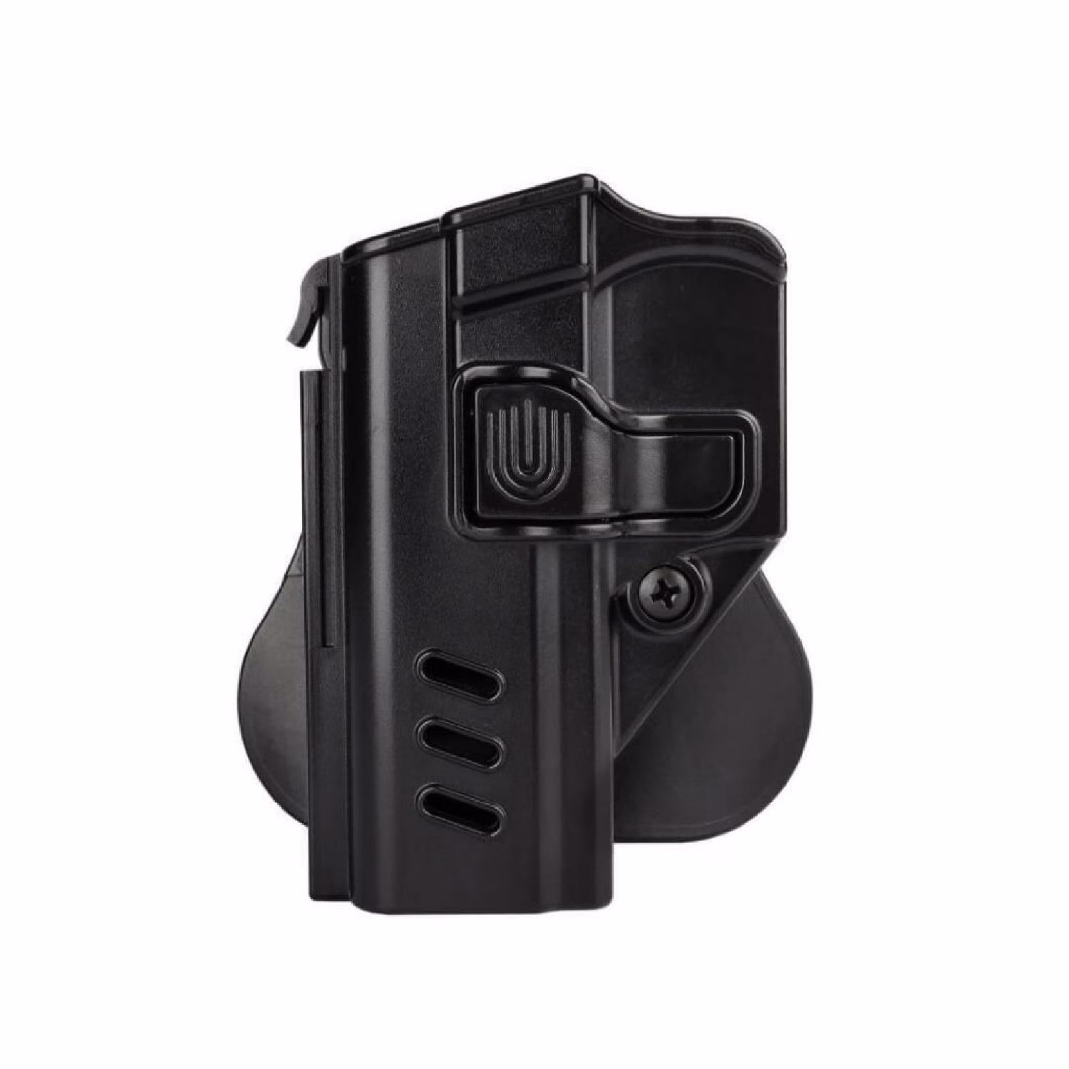 SS BG Plastik Tetik Kitlemeli Hızlı Çekim Silah Kılıfı SİYAH GLOCK SAĞ - Görünüm 2