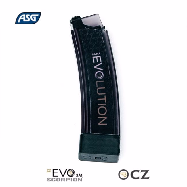 ASG EVO 3-A1 75BB SMOKY TRANSPARAN YEDEK ŞARJÖR 18399