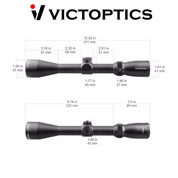 Victoptics B3 3-9x40 1'' SFP Tüfek Dürbünü - Görünüm 8