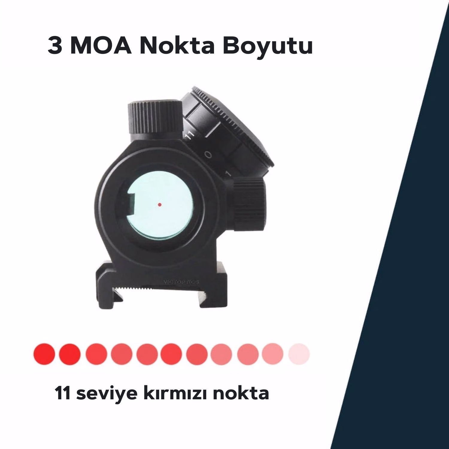 Victoptics CRL 1x22 Red Dot Nişangah - Görünüm 2
