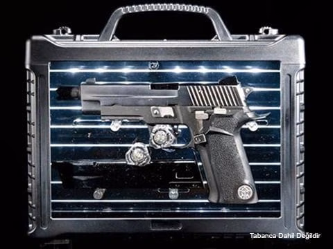 LED BOX Pistol Display Tabanca Çantası - Görünüm 3