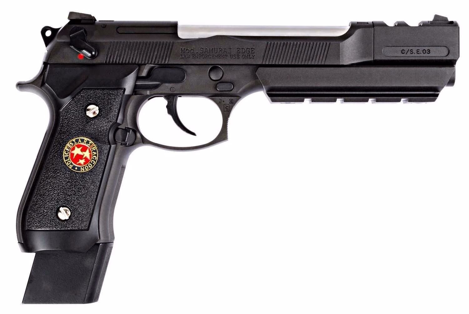 WE-Tech Barry Burton Biohazard M9 Limited Edition GBB Airsoft Tabanca SETİ - Görünüm 2
